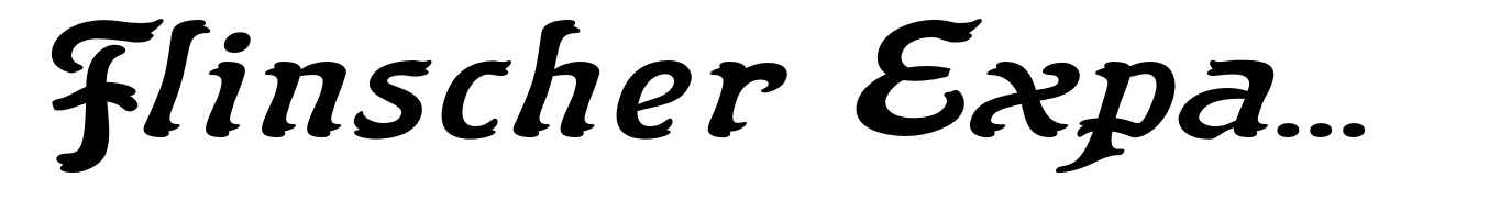 Flinscher Expanded Italic